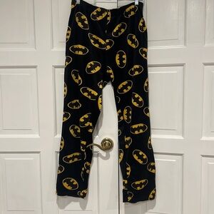 Men’s large fleece Batman pajama pants